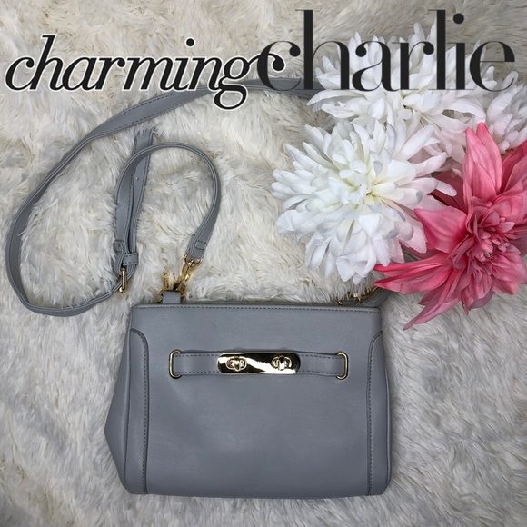 Charming Charlie Gray  Small Bag - Picture 1 of 7